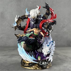 Buy One Piece Roronoa Zoro King of Hell Enma Version Statue with Crypto at AnimeFigureHub