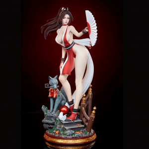 Buy The King of Fighters Mai Shiranui KOF95 Red Outfit Bishoujo Version Figure with Crypto at AnimeFigureHub